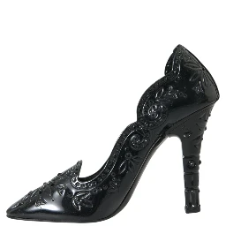 Black Crystal CINDERELLA Heels Pumps Shoes