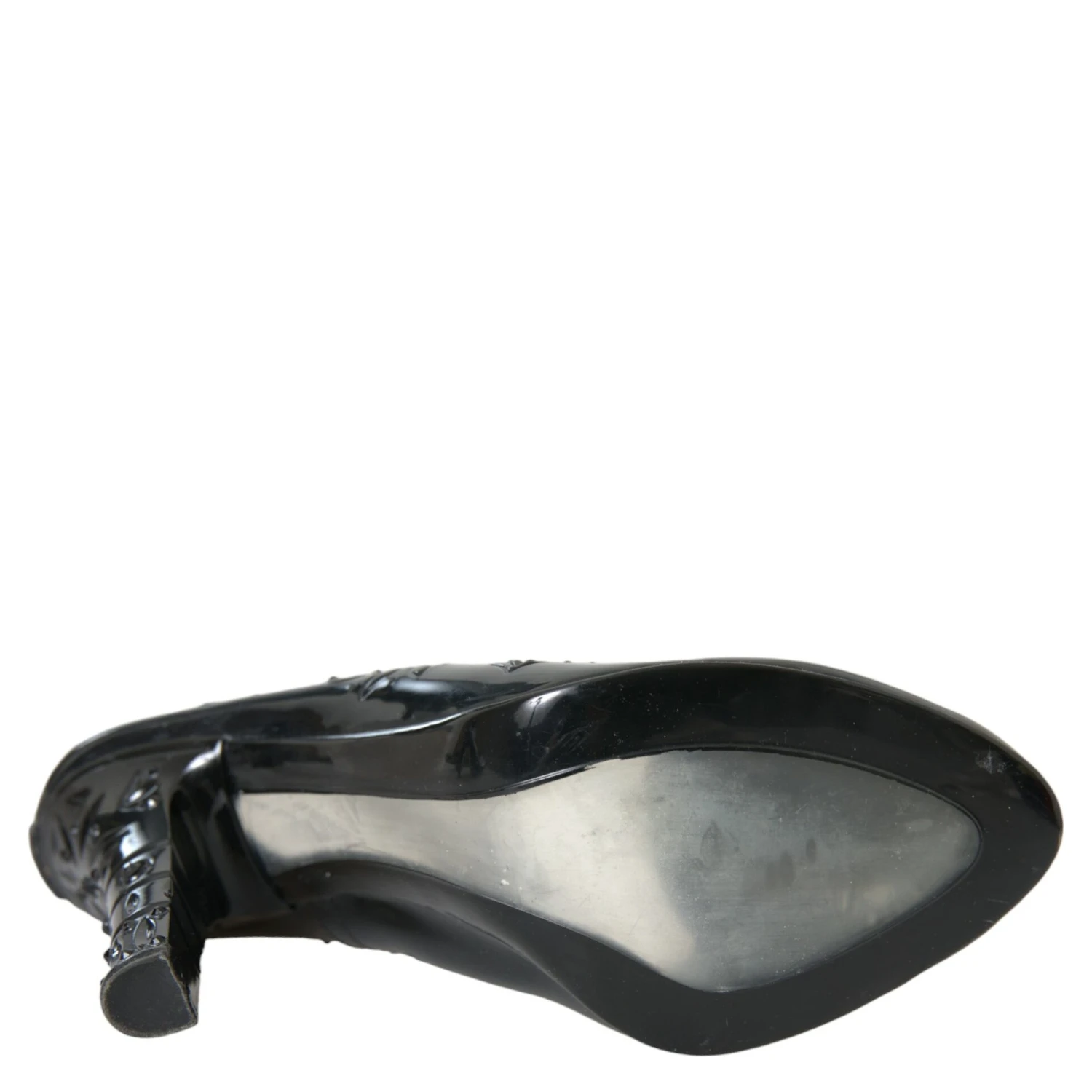 Black Crystal CINDERELLA Heels Pumps Shoes