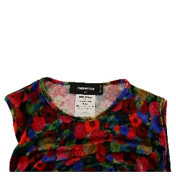 Multicolor Floral Bodycon Ruched Maxi Dress