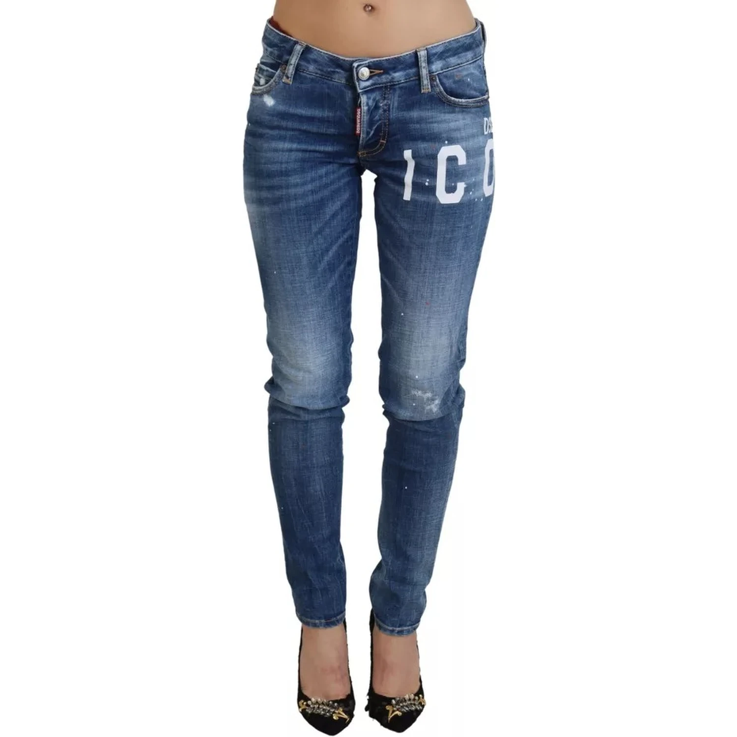 Blue Icon Low Waist Skinny Jennifer Denim Jeans