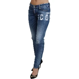 Blue Icon Low Waist Skinny Jennifer Denim Jeans
