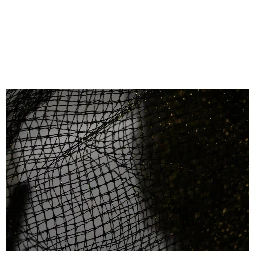 Black Gold Crystal Heart A-line Dress