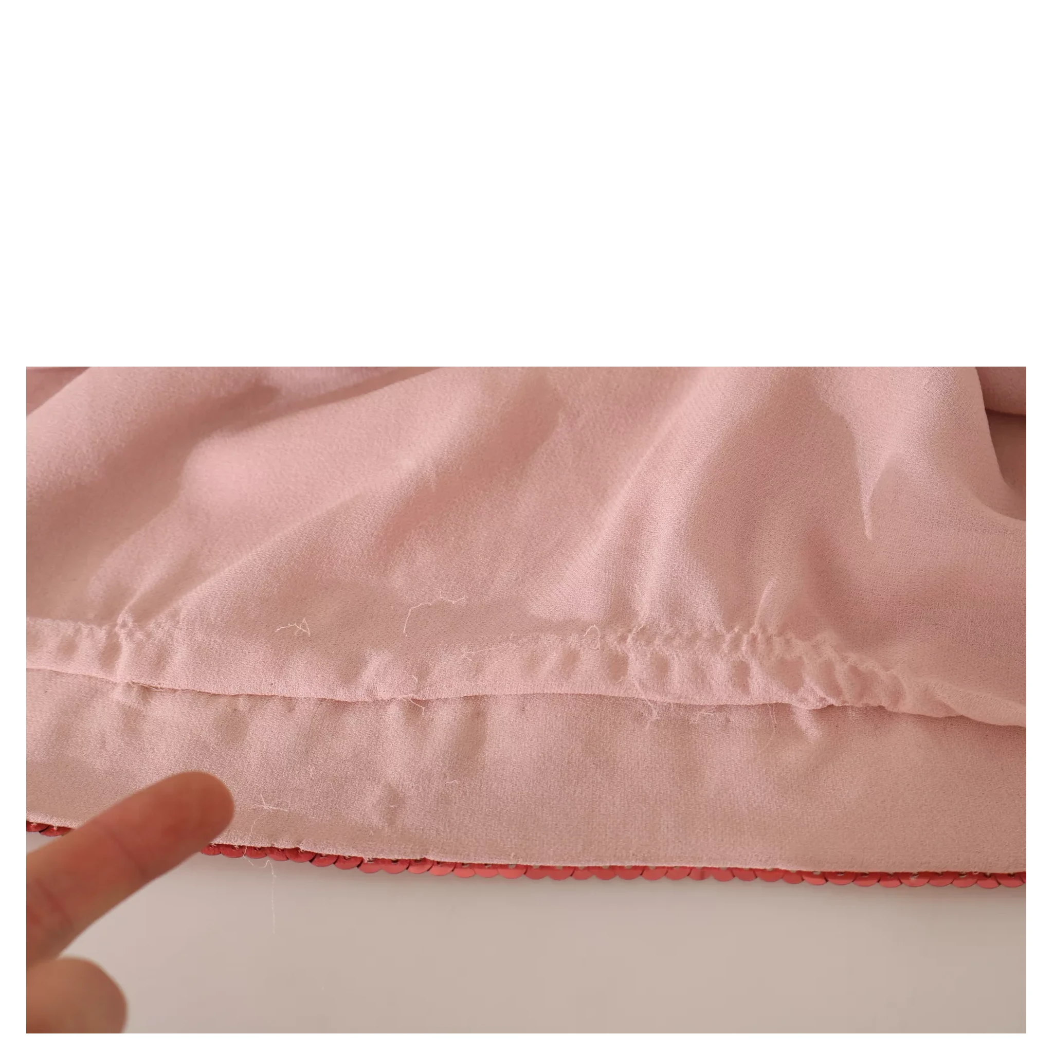 Pink Floral Sequined Crystal Gown Dress