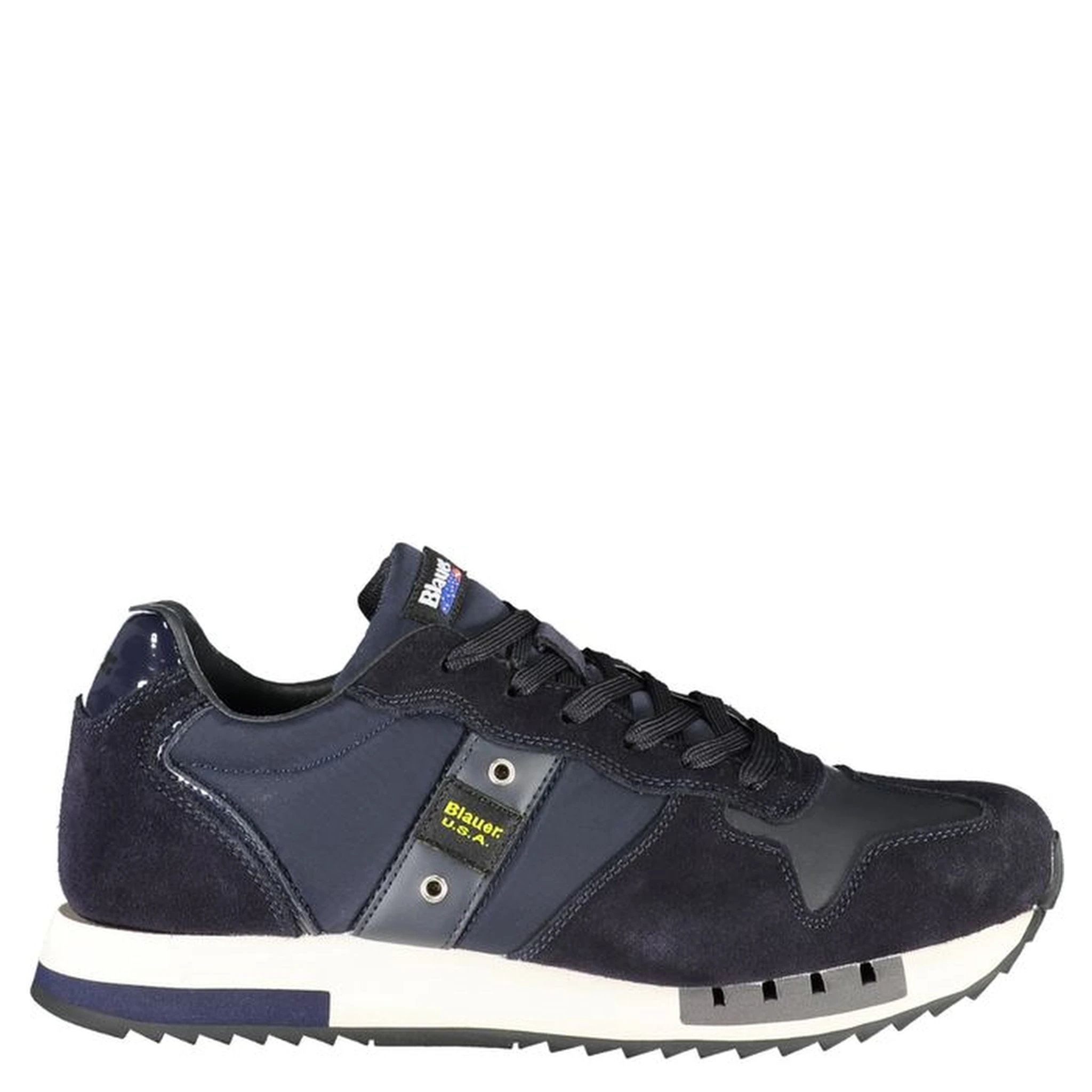 Blue Polyester Sneaker