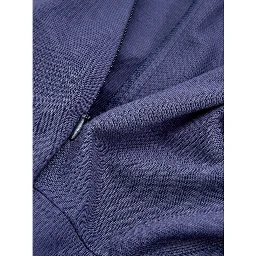 Blue Viscose Casual Dress