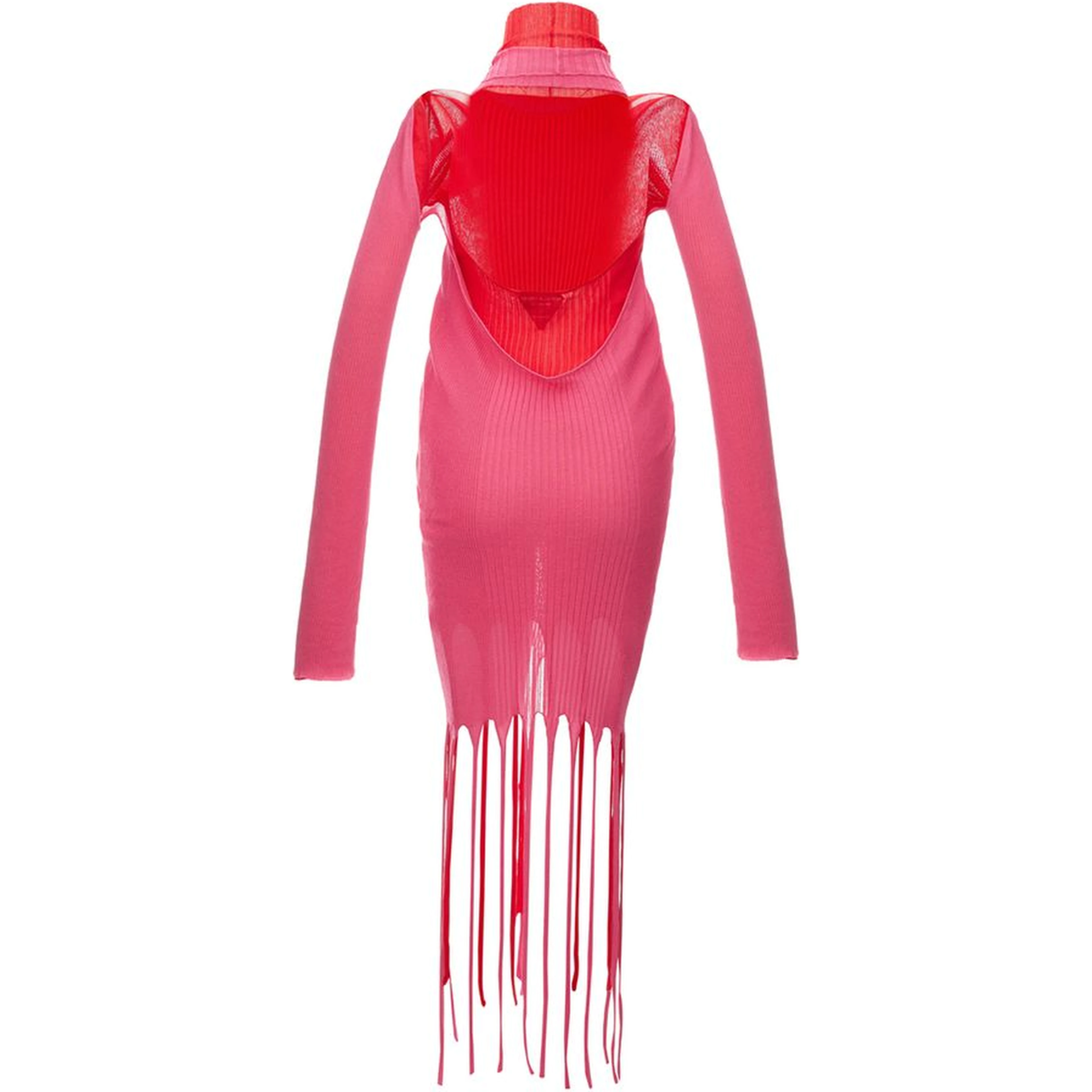 Pink Cotton Casual Dress
