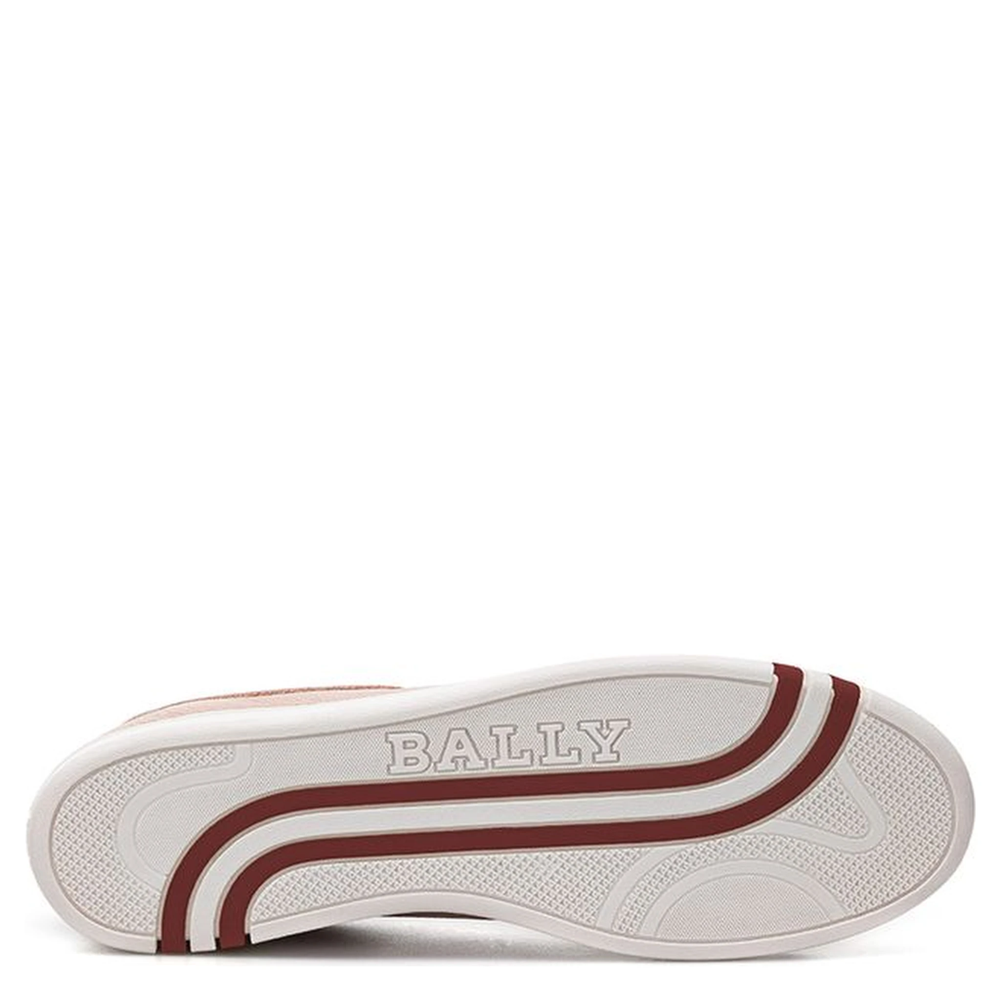 Pink Leather Low Top Sneakers