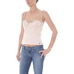 Pink Elastane Underwear