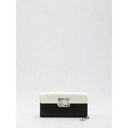 Envelope Flap Flower Buckle clutch