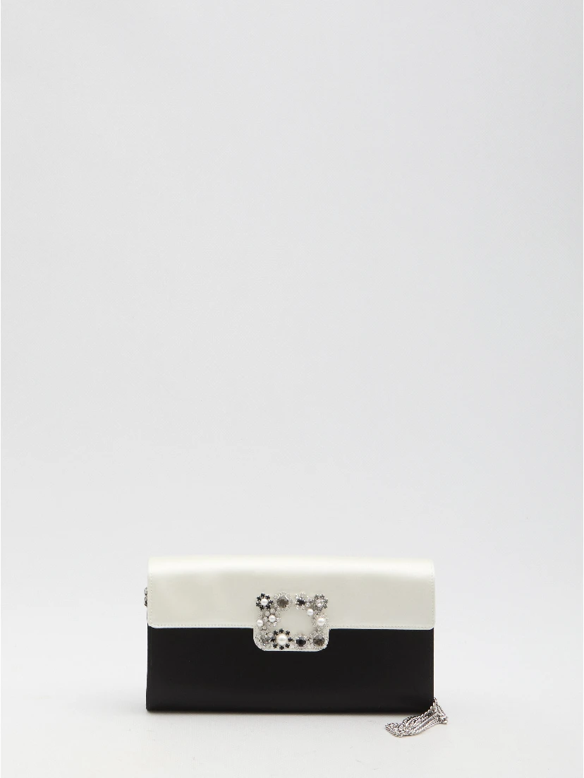 Envelope Flap Flower Buckle clutch