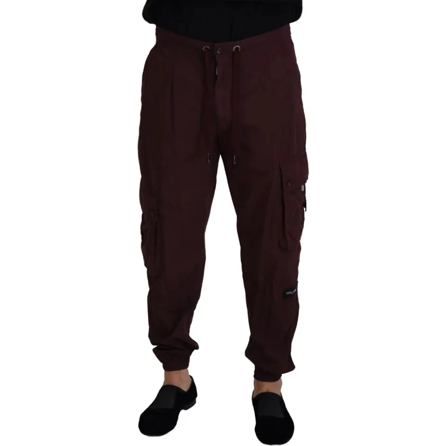 Bordeaux Cargo Jogger Trouser Cotton Pants