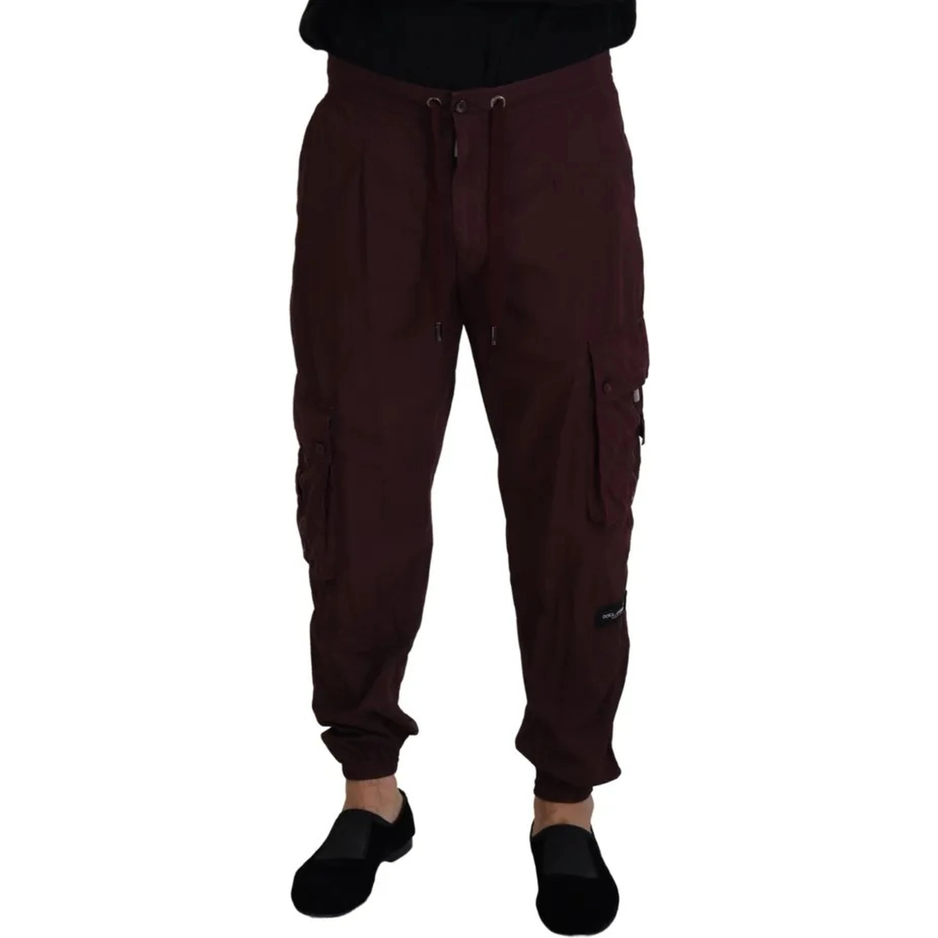 Bordeaux Cargo Jogger Trouser Cotton Pants