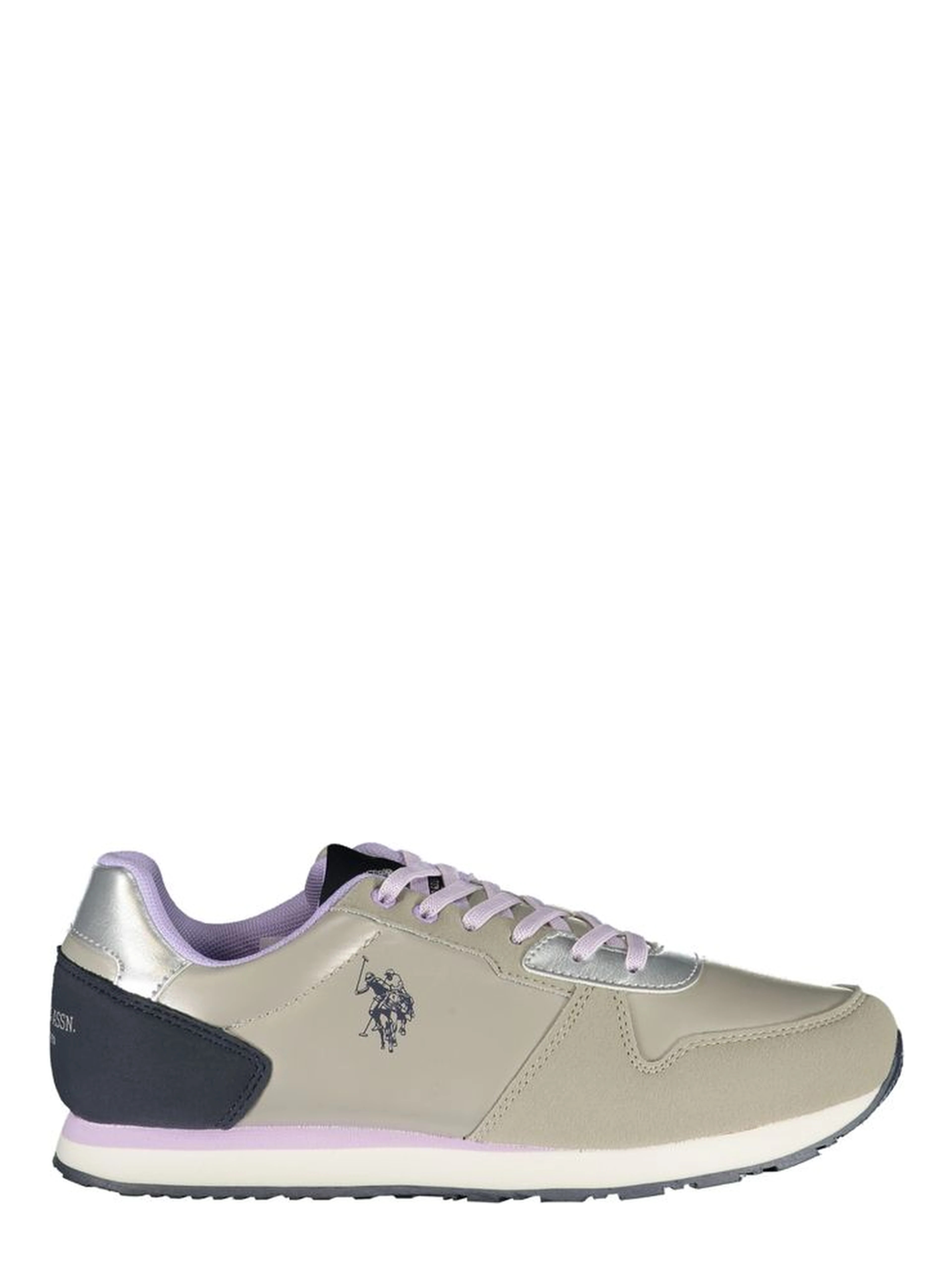 Gray Polyester Sneaker