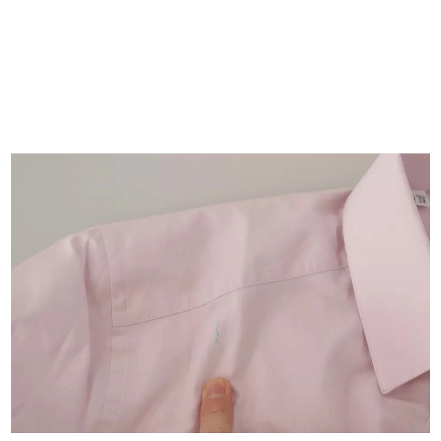 Light Pink Cotton Dress Formal Men GOLD Shirt