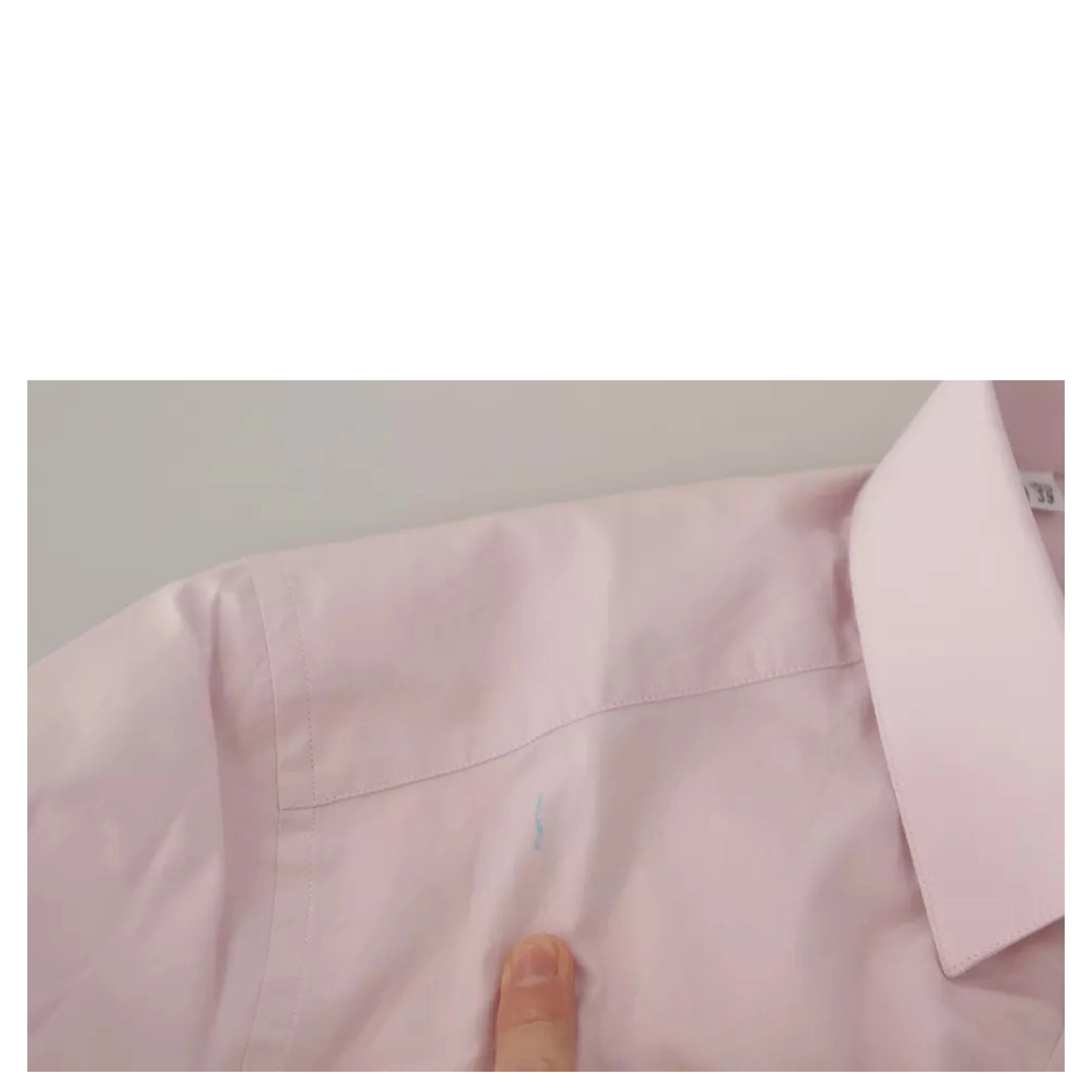 Light Pink Cotton Dress Formal Men GOLD Shirt