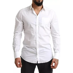 White GOLD Formal Cotton Tuxedo Dress Shirt