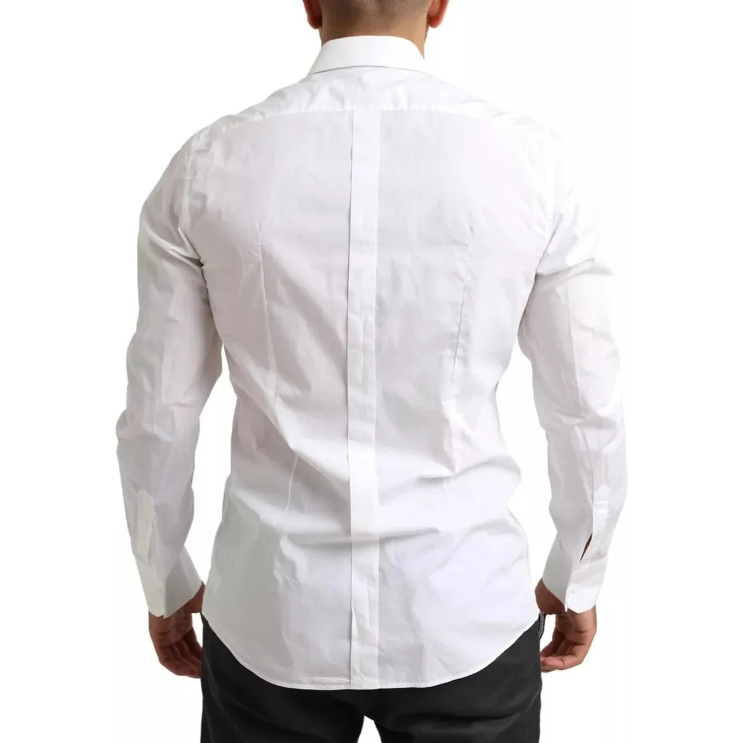 White GOLD Formal Cotton Tuxedo Dress Shirt