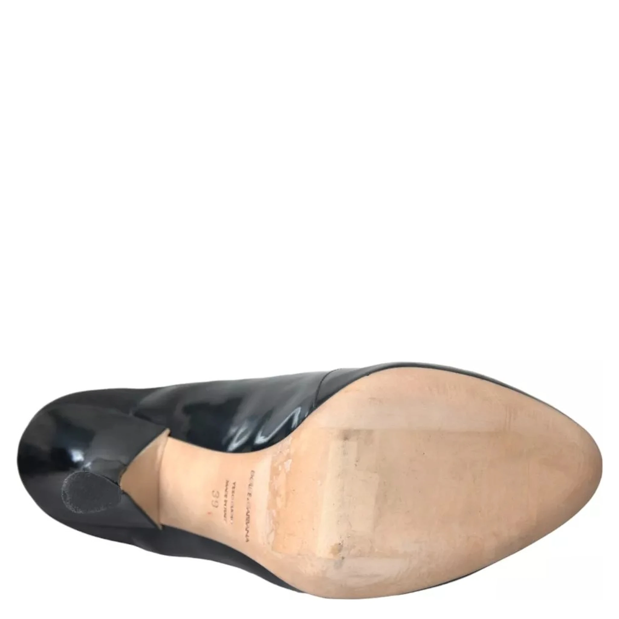 Black Jersey Stretch Ankle Boots Shoes