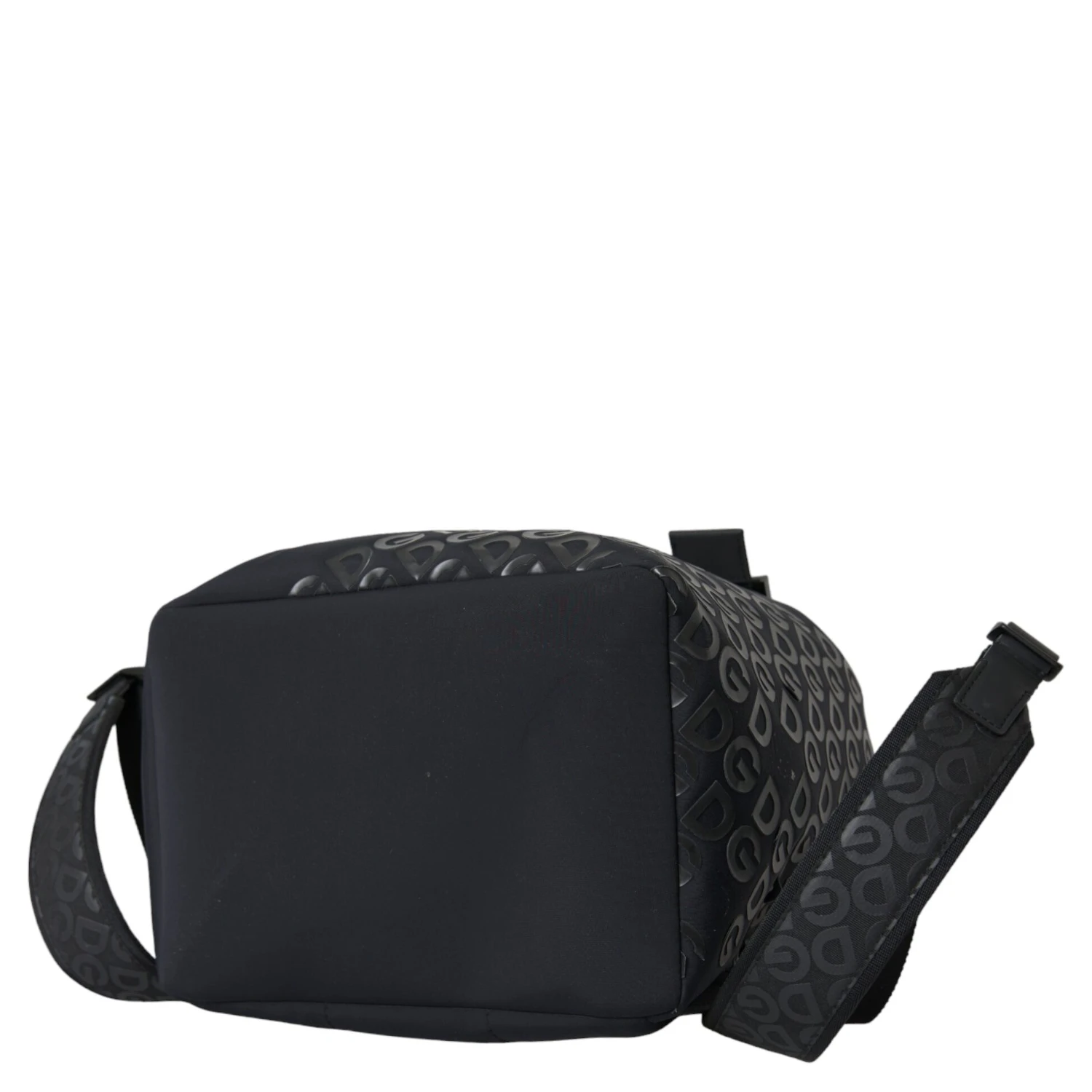 Black Neoprene Nylon DG Logo School Backpack Bag