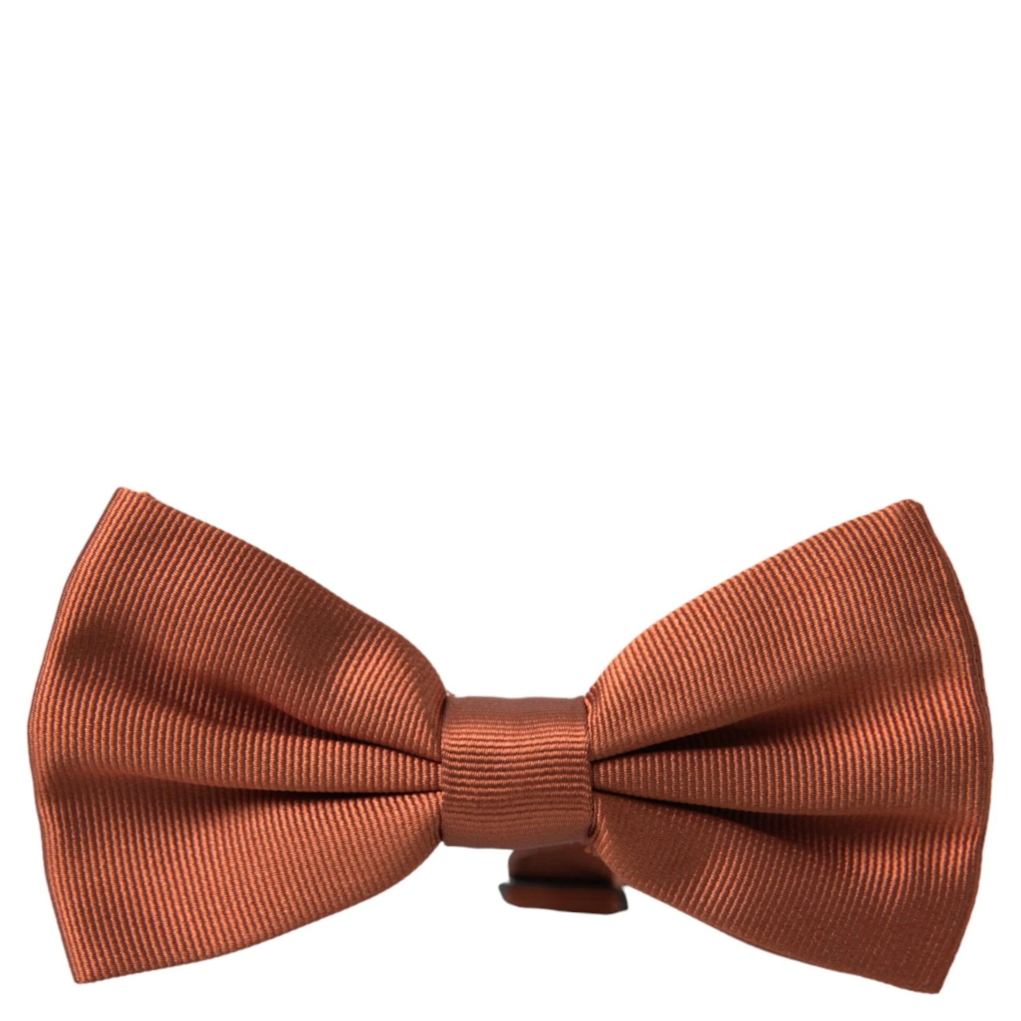 Brown Silk Adjustable Neck Men Bow Tie