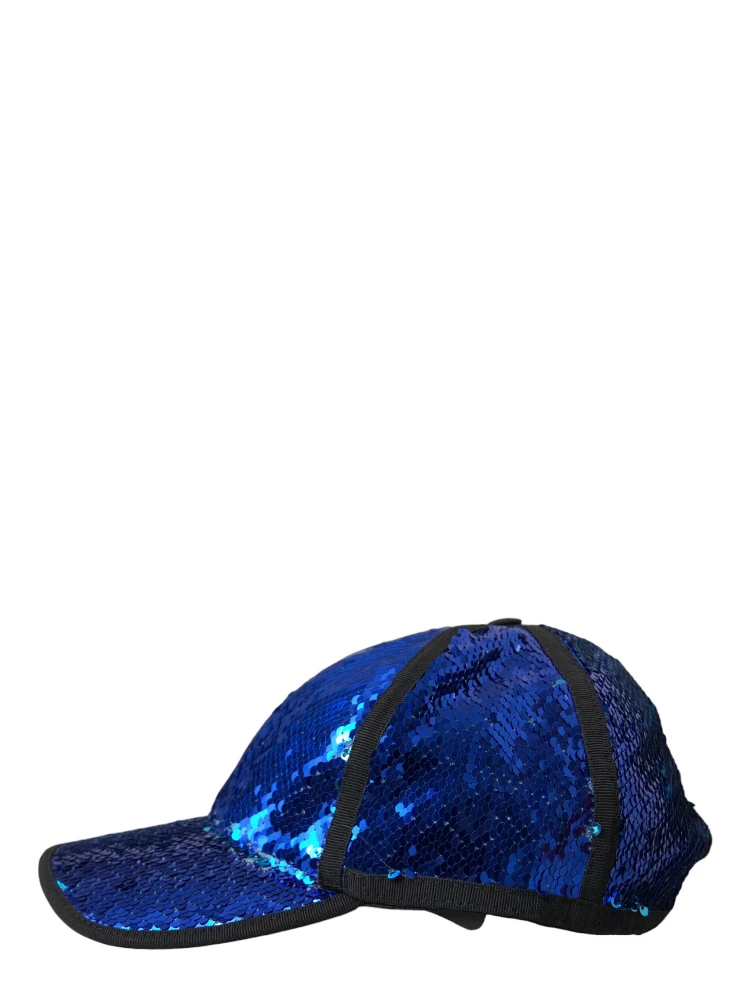 Royal Blue Sequin Baseball Hat Men alternative