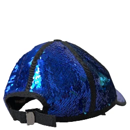 Royal Blue Sequin Baseball Hat Men
