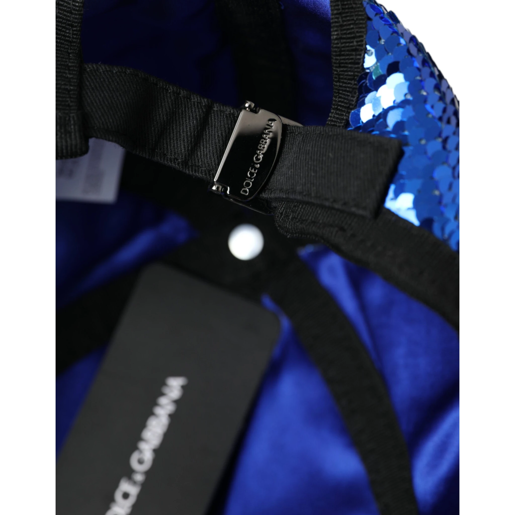 Royal Blue Sequin Baseball Hat Men