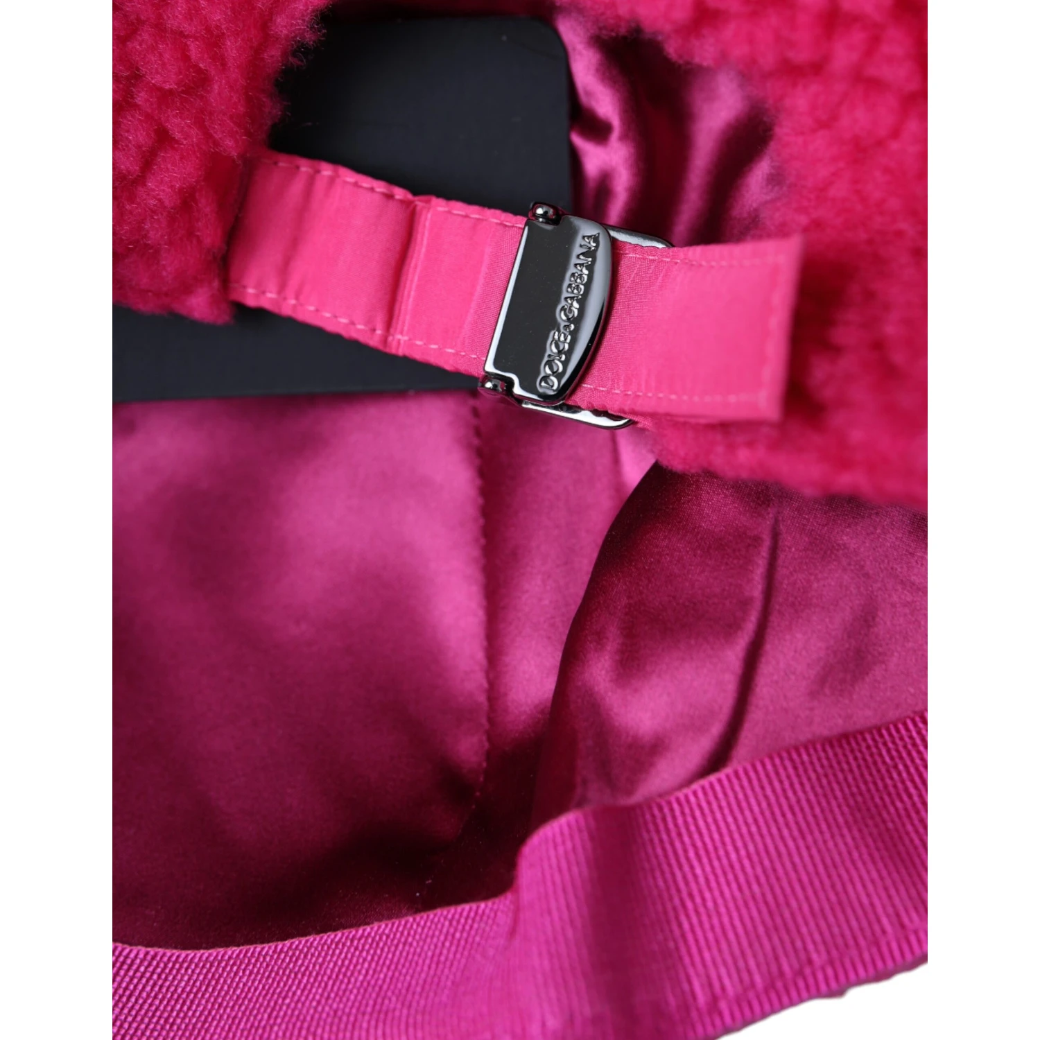 Pink Fleece Plush Baseball Hat Men