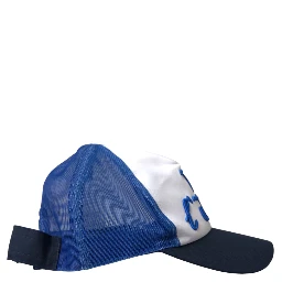 Blue White Black Italia Mesh Baseball Hat