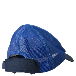 Blue White Black Italia Mesh Baseball Hat