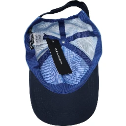 Blue White Black Italia Mesh Baseball Hat