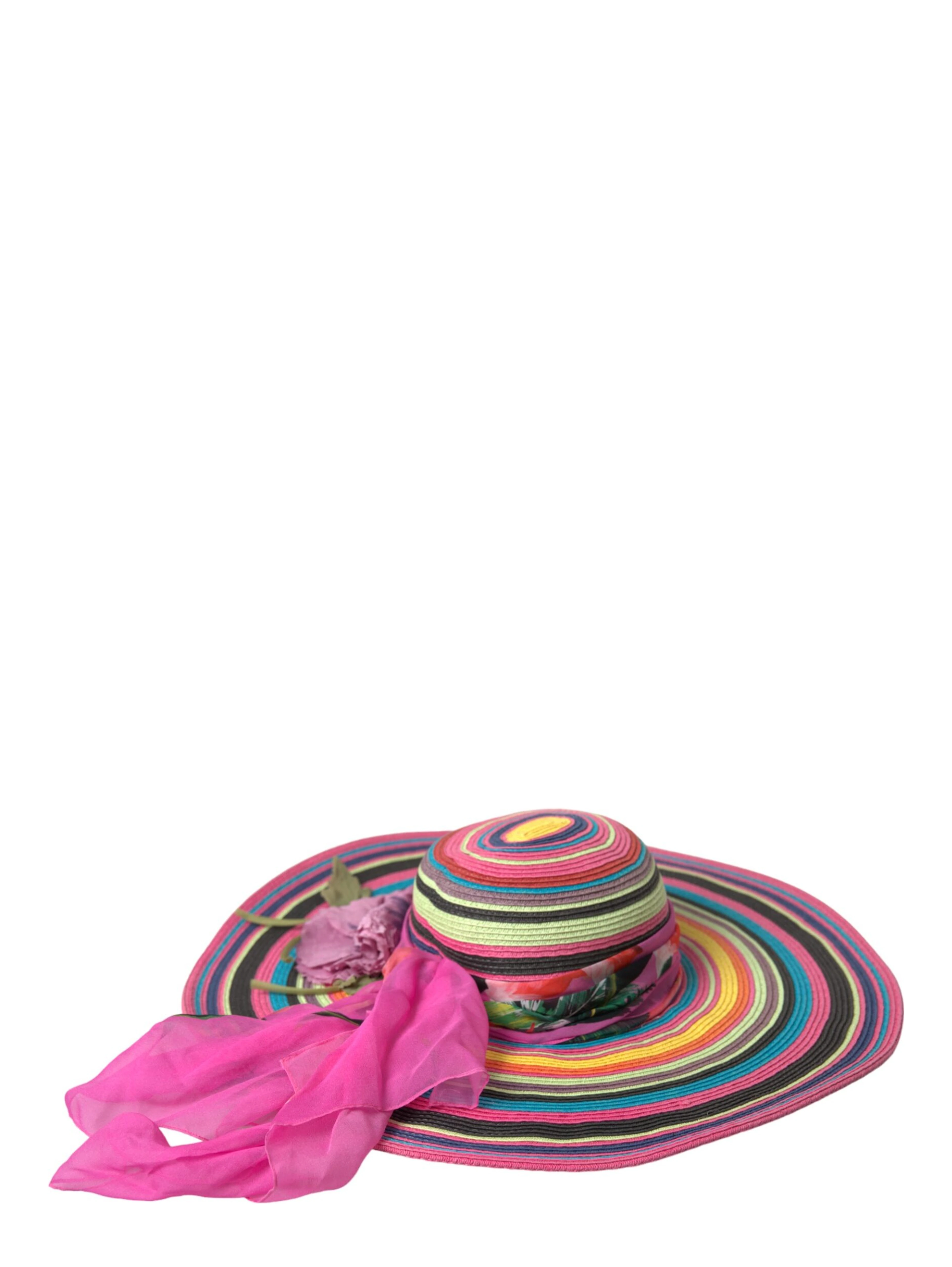 Multicolor Fantasy Wide Brim Floppy Hat