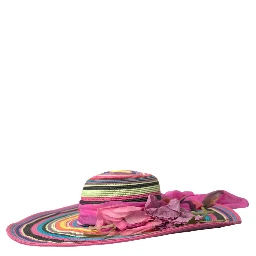 Multicolor Fantasy Wide Brim Floppy Hat
