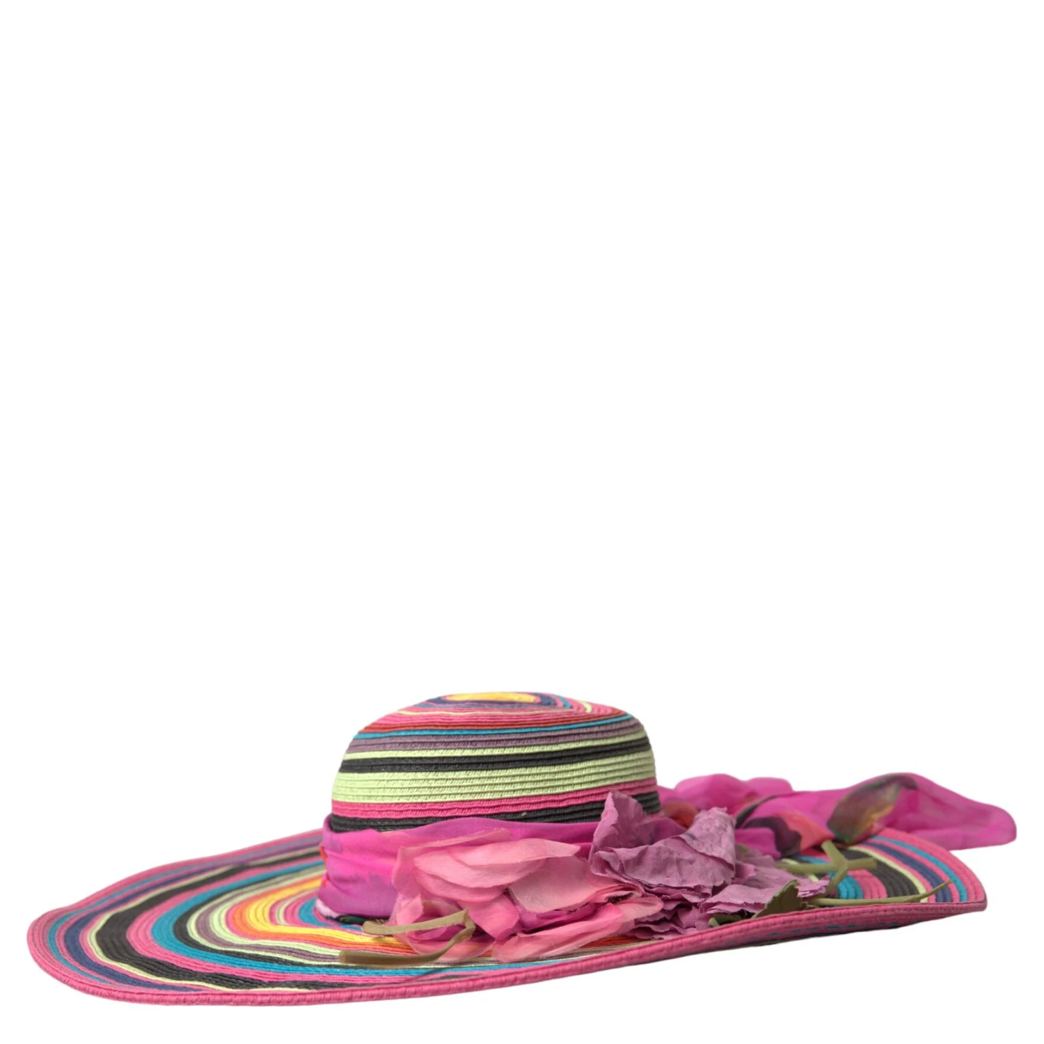 Multicolor Fantasy Wide Brim Floppy Hat