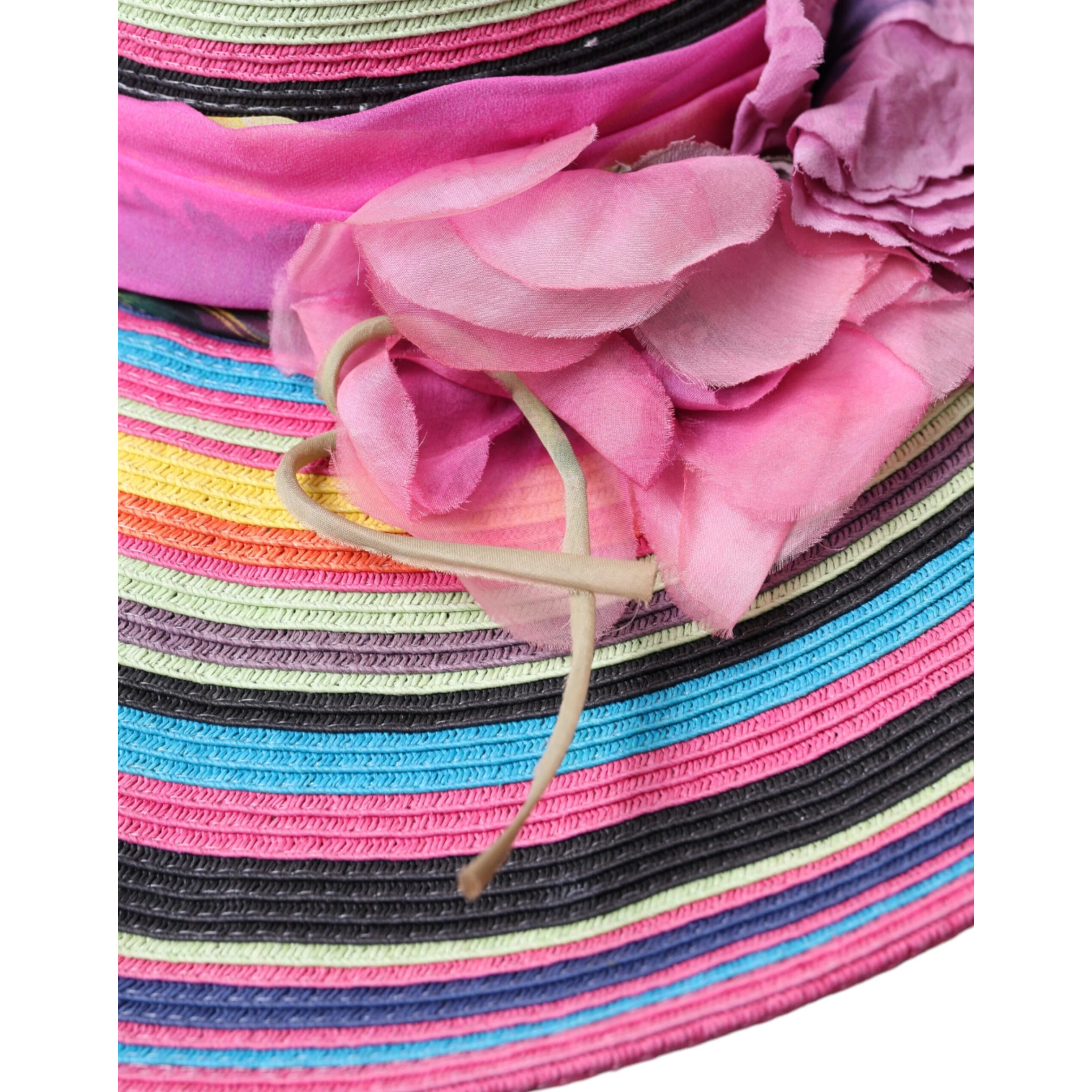 Multicolor Fantasy Wide Brim Floppy Hat