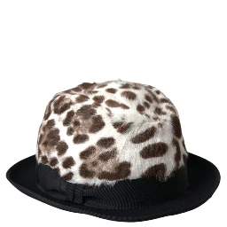 Multicolor Leopard Women Fedora Hat