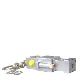 Multicolor Astronaut Space Metal Logo Keyring Keychain