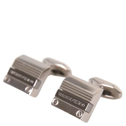 Silver Plated Metal Brass DG Logo Pin Cufflinks