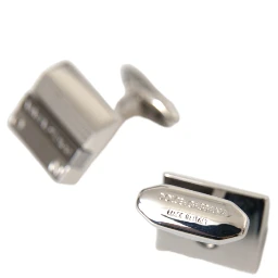 Silver Plated Metal Brass DG Logo Pin Cufflinks