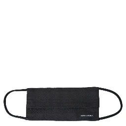 Black 100% Silk Adjustable Necktie Face Mask