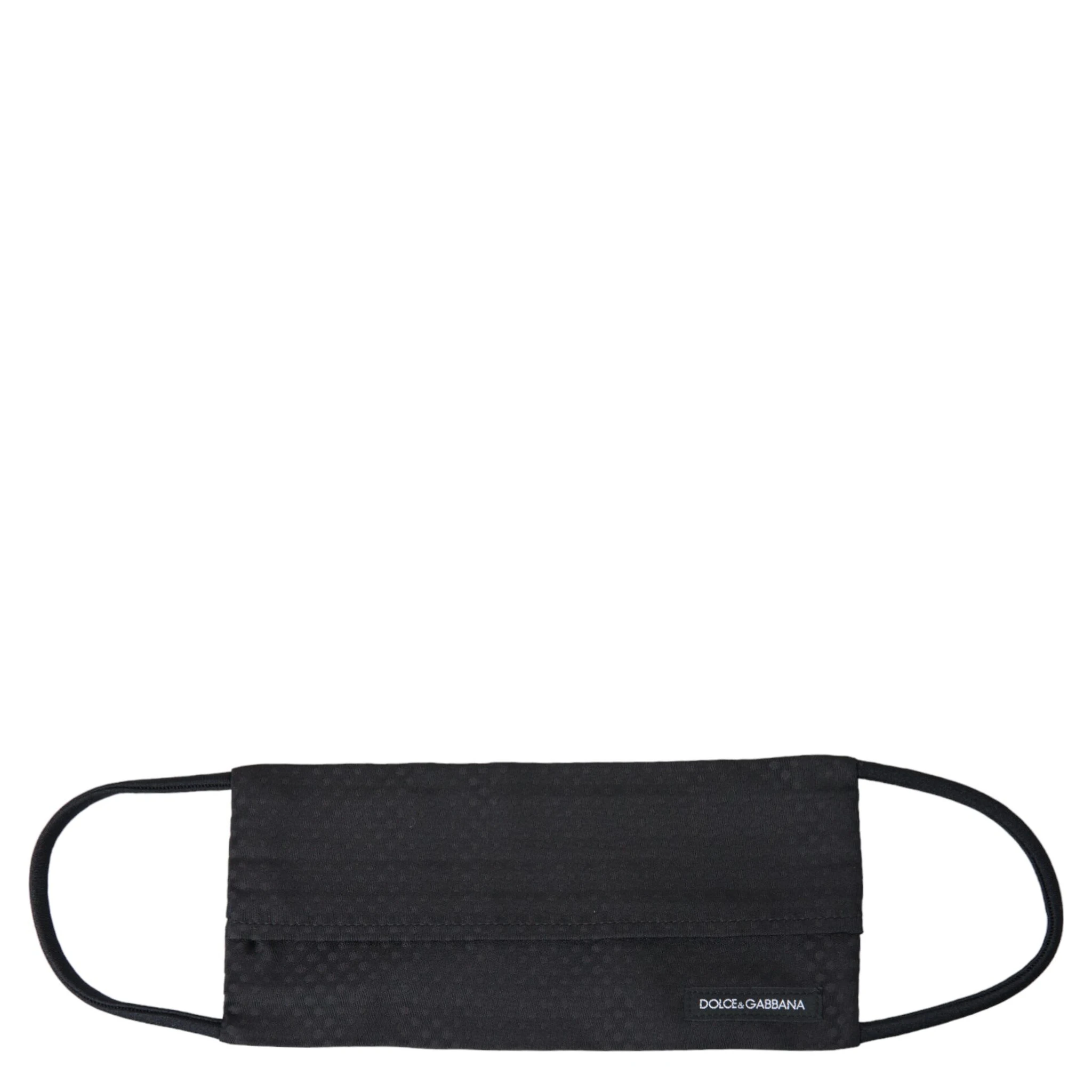 Black 100% Silk Adjustable Necktie Face Mask