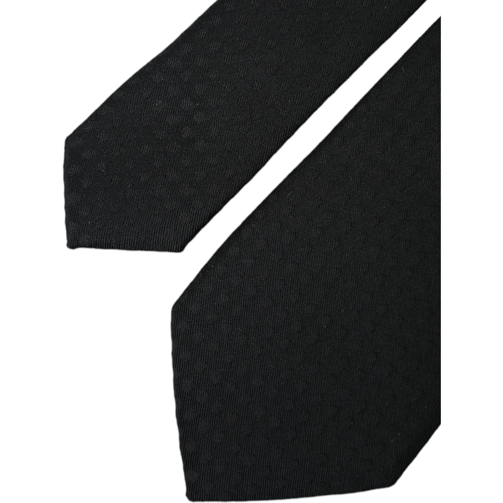 Black 100% Silk Adjustable Necktie Face Mask