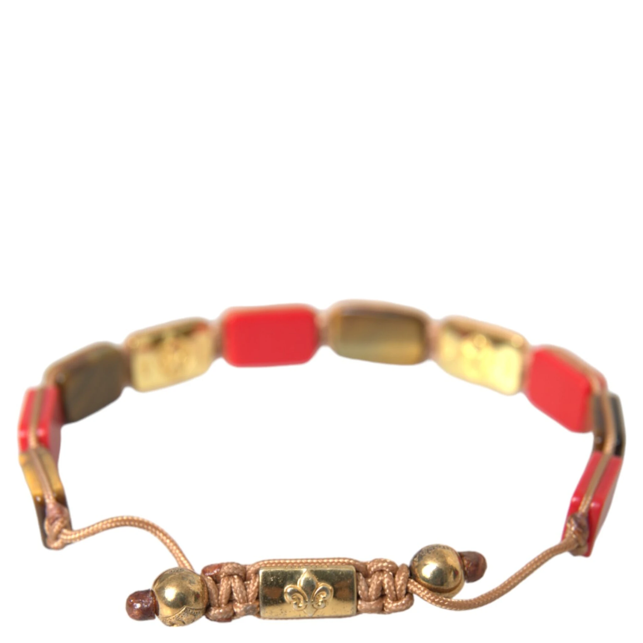 CZ Tiger Eye Red Coral 925 Silver Men Bracelet