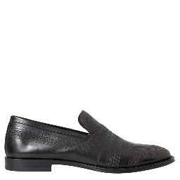 Black Brown Leather Loafer Men Dress Shoes