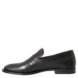 Black Brown Leather Loafer Men Dress Shoes
