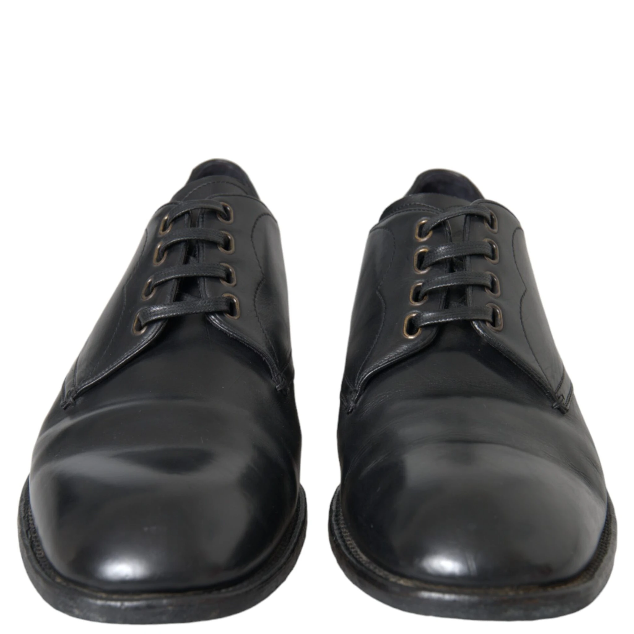 Black Leather Derby Formal Dress Men Shoes