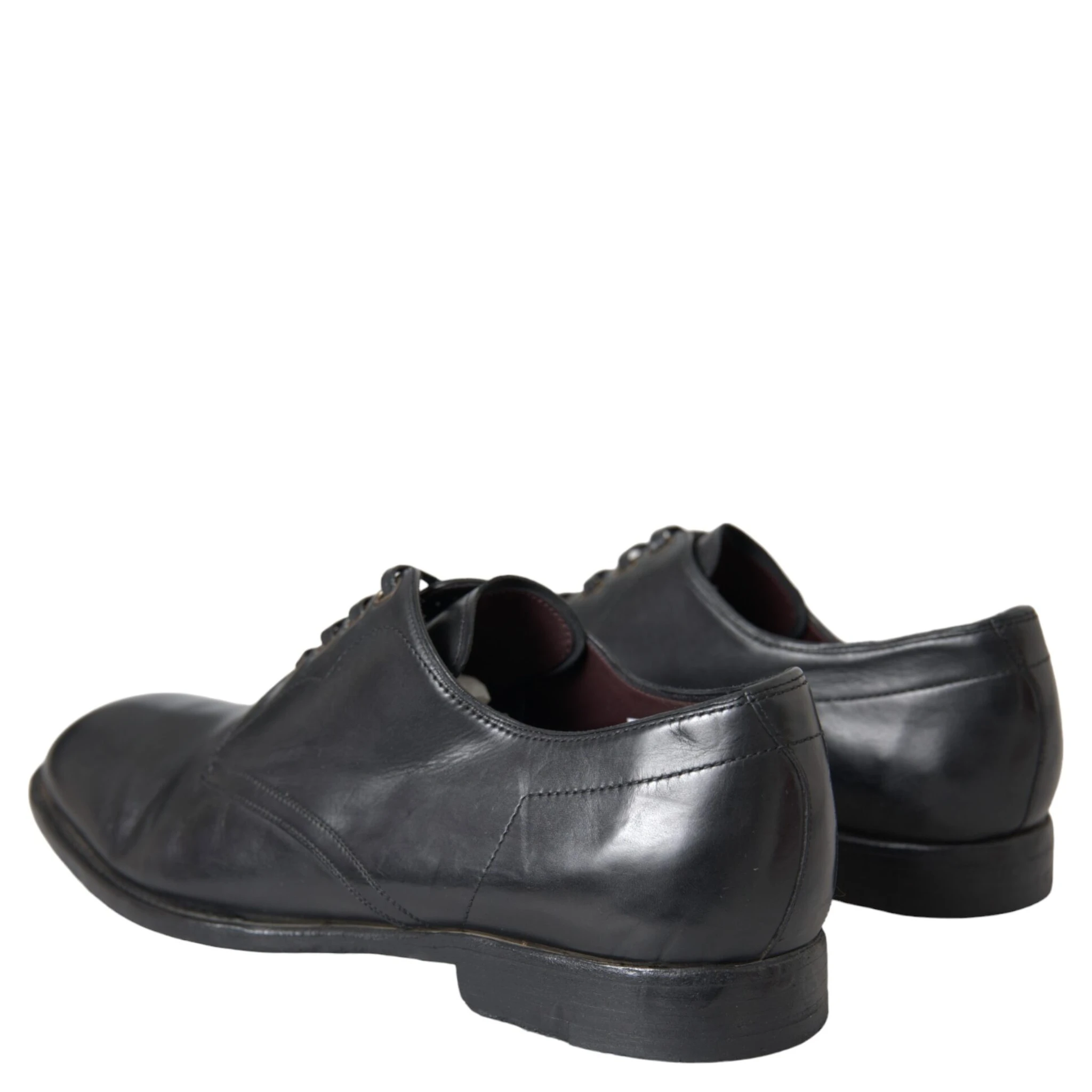 Black Leather Derby Formal Dress Men Shoes