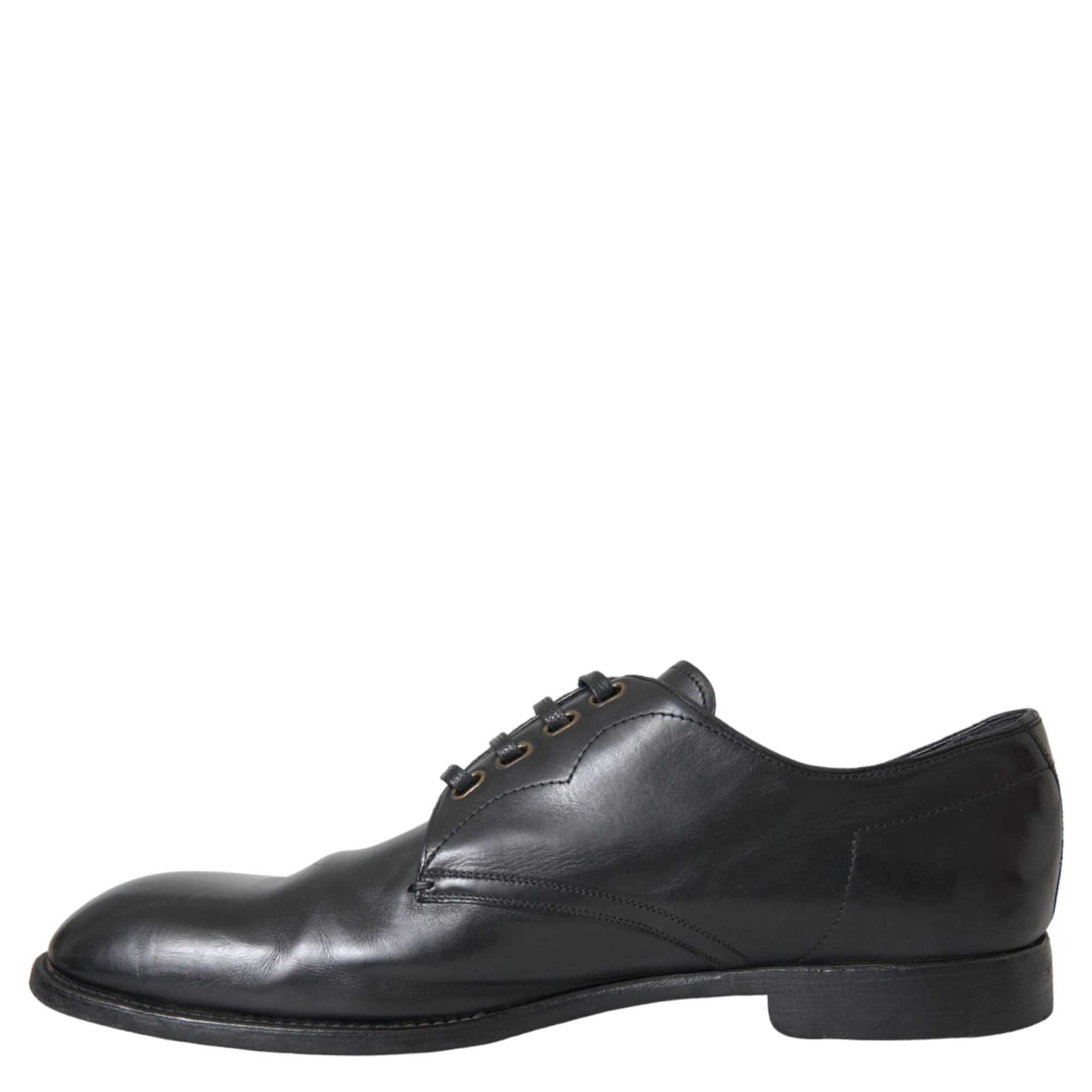 Black Leather Derby Formal Dress Men Shoes