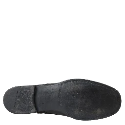 Black Leather Derby Formal Dress Men Shoes