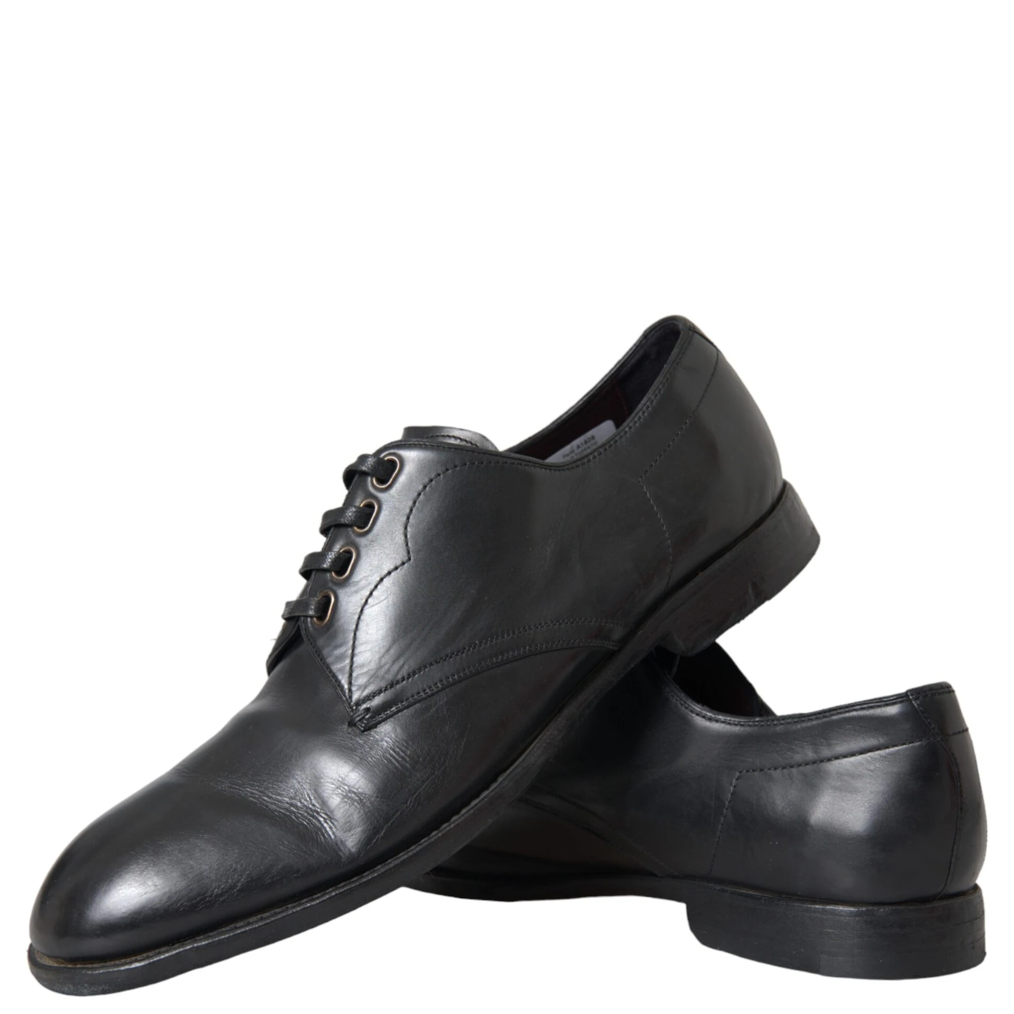 Black Leather Derby Formal Dress Men Shoes